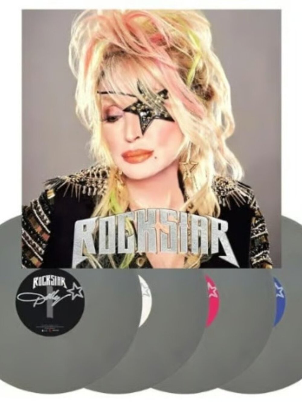 Dolly Parton Rockstar 4-LP ~ Exclusive Colored Vinyl (Metallic) ~ New/Sealed!